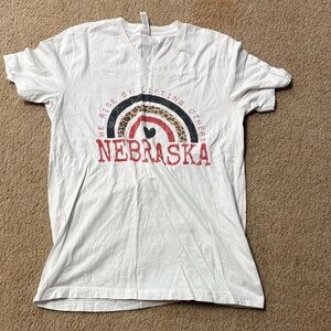 Bella Canvas White Graphic Short Sleeve Tee